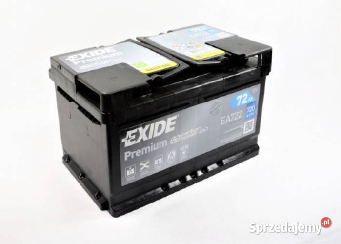 Akumulator Exide Premium 72Ah 720A PRAWY PLUS osobowe Układ elektryczny Toruń
