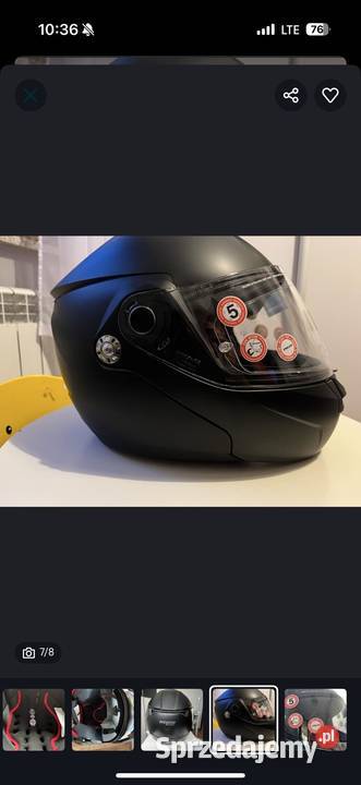 Kask Nolan N90 Pinlock Szczękowy Czarny Mat XL