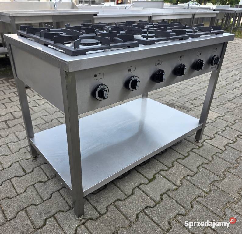 Kuchnia Gazowa 6 Palnikowa STALGAST Moc 325 kW