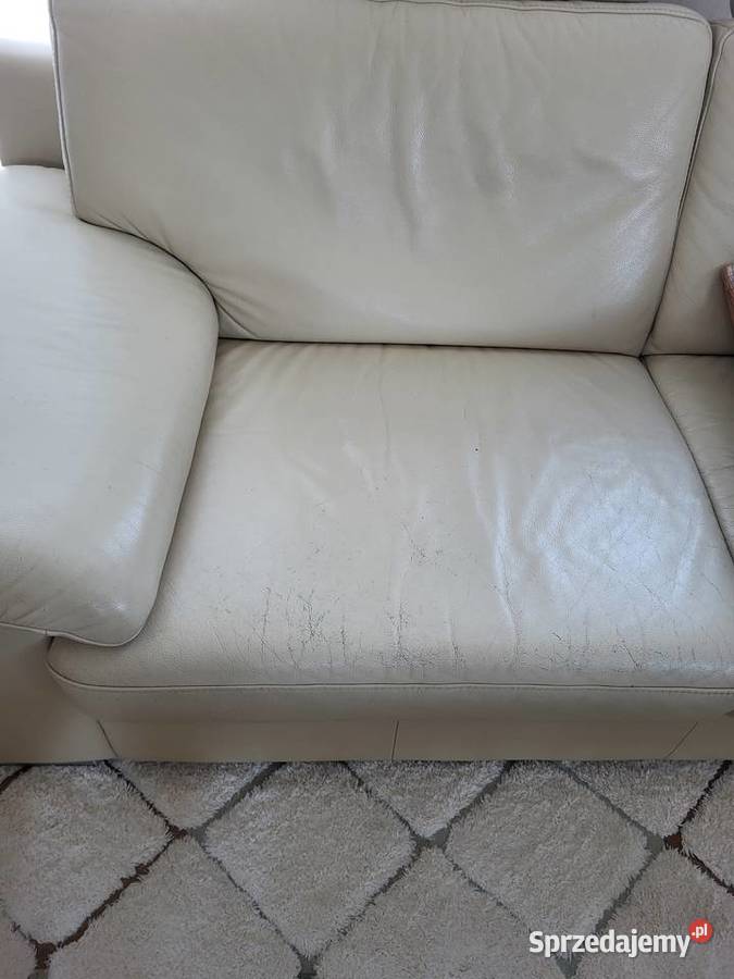 zestaw wypoczynkowy skórzany Wisznia Mała