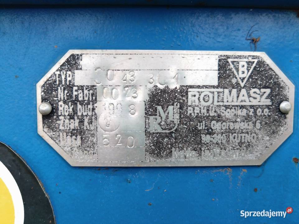 Siewnik Rolmasz Kutno Poznaniak 6 3m drobny Siewniki i sadzarki Goręczyno