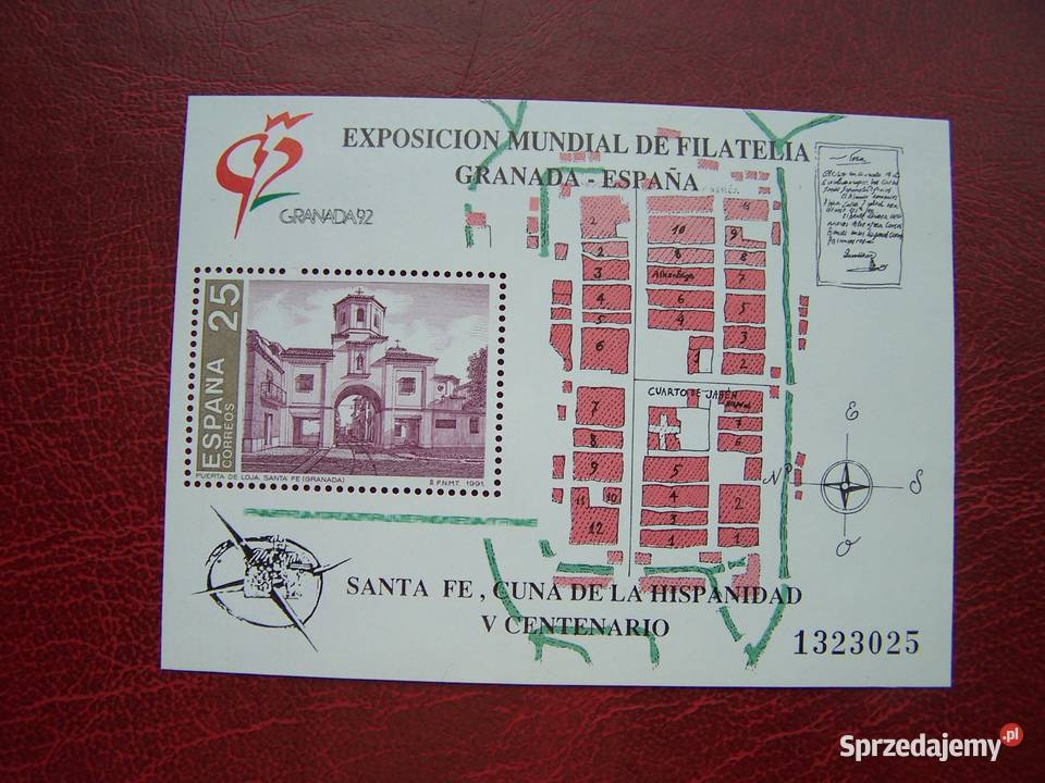 Hiszpania1991 MNH Wystawa Filatelistyczna śląskie Tychy