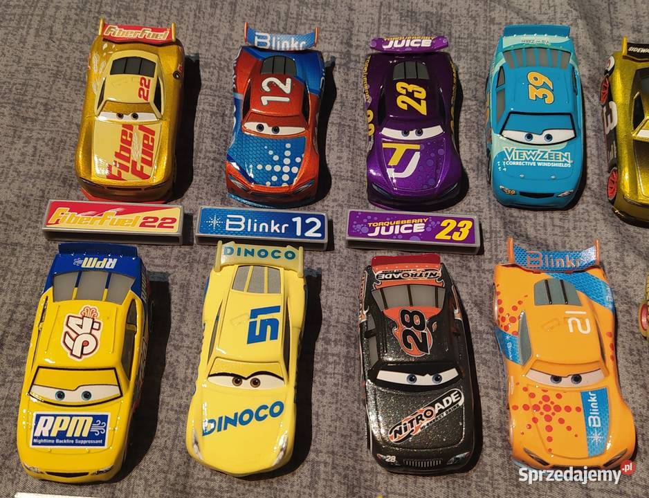Disney Pixar Cars Auta Mattel 55 sztuk Gdańsk