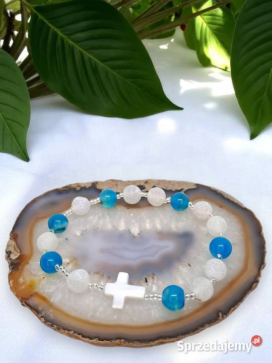 Bransoletka różaniec dziesiątka różańca z AGAT Warszawa