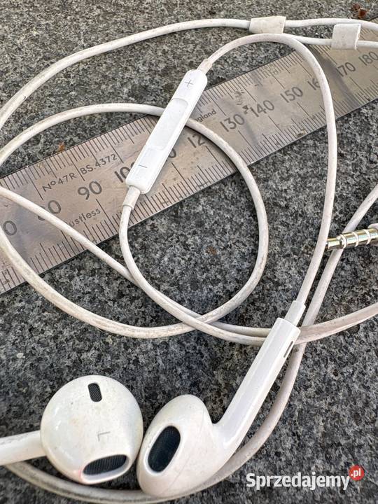 Oryginalne słuchawki Apple EarPods z jack 35mm sprzedam