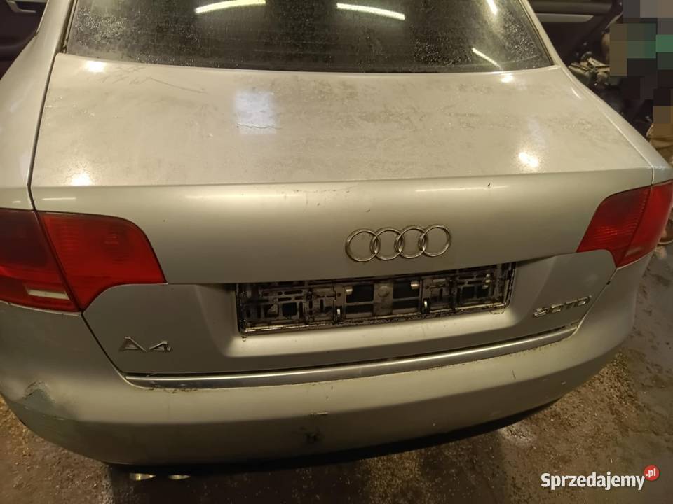 Klapa bagażnika Audi A4 B7 sedan Bodzentyn sprzedam