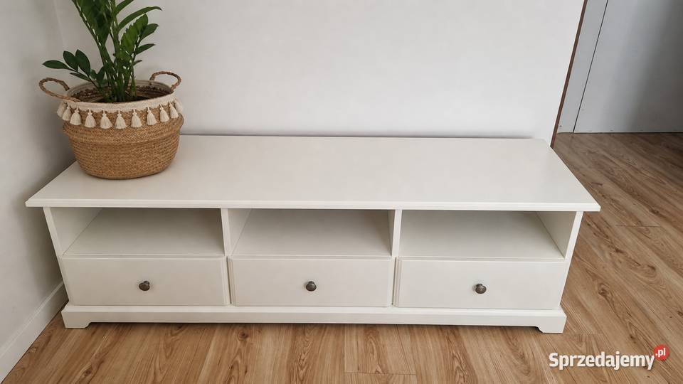 Sprzedam szafkę RTV białą i regałwitrynę IKEA Kredensy i witryny dolnośląskie Wrocław