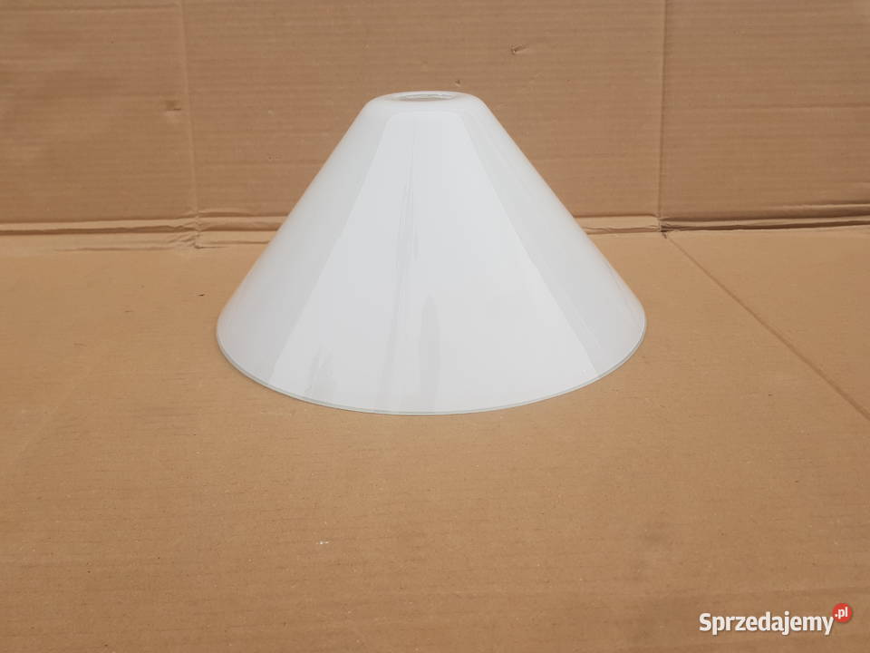Klosz do lampy wiszącej STOŻEK Biały Połysk mazowieckie
