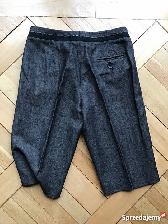 Spodnie wełna wool LAUREL r 34 Laurl XS S brązowy/beżowy Warszawa