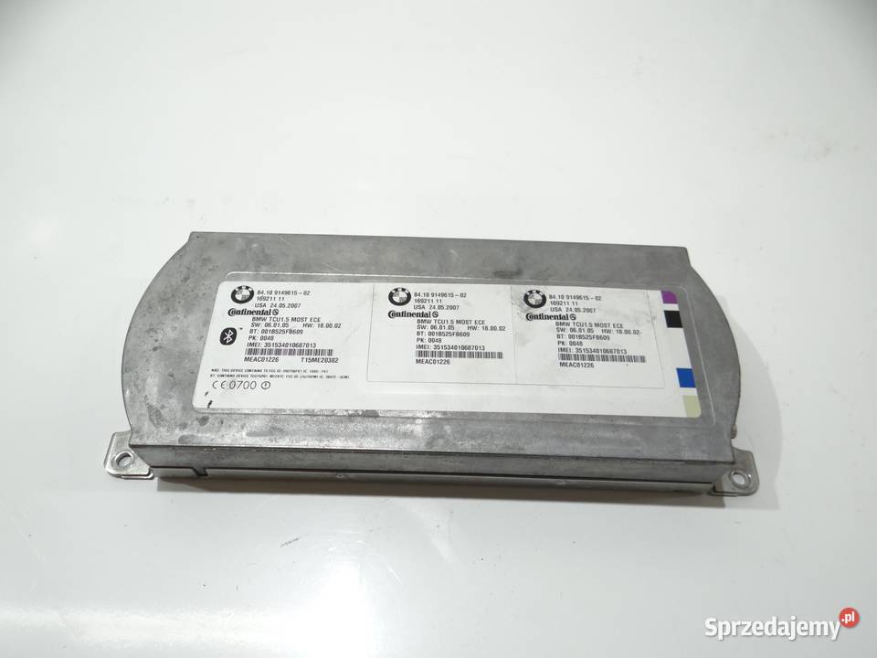 MODUŁ STEROWNIK BLUETOOTH BMW E60 E61 LCI Pozostałe Strzyżewice