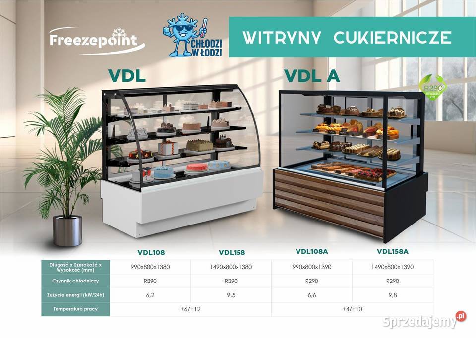 NOWA JUKA 153 duża witryna cukiernicza lada Sklep sprzedam