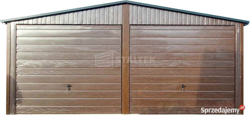 Garaz Blaszany 65X8 2X Brama Uchylna warmińsko-mazurskie Ełk