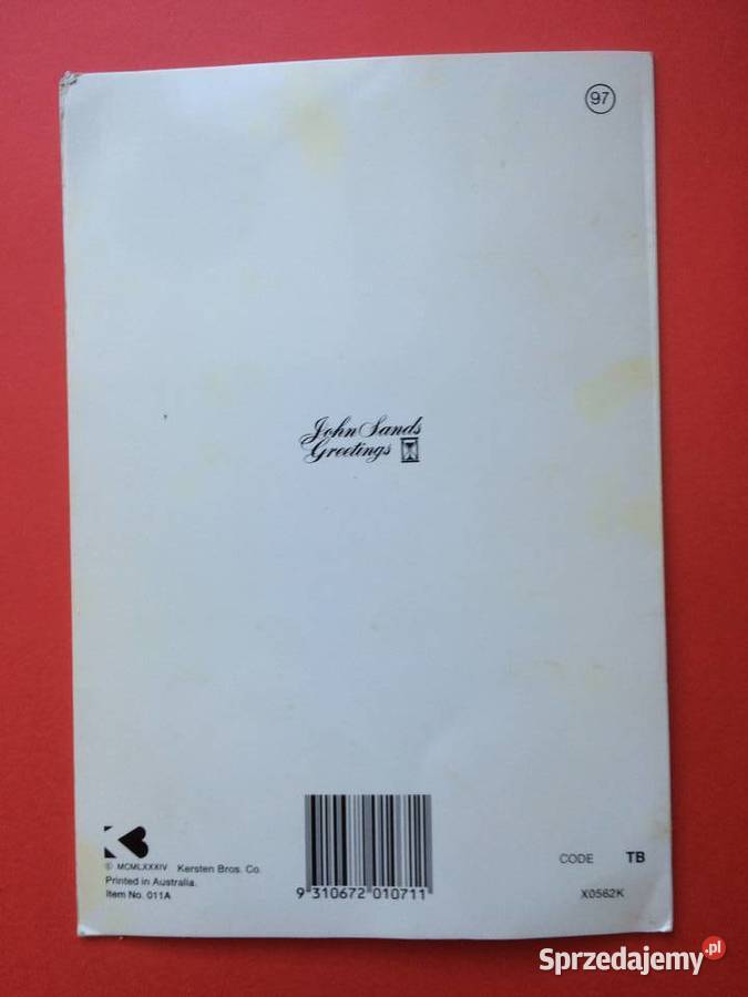 2564 Kartka Świateczna Australia Szczecin sprzedam