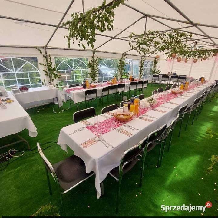 Namioty imprezowe eventove wyposażenie catering Lublin