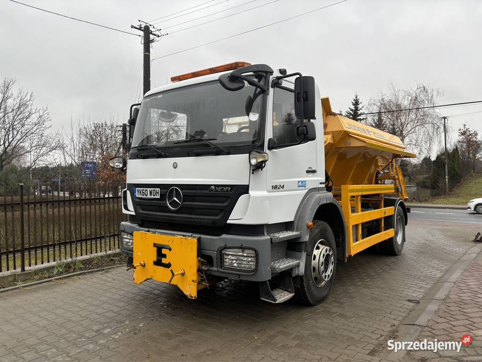 Mercedes Axor 1824 piaskarka solarka econ pług 6370cm3 Ropczyce sprzedam