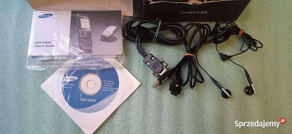 Akcesoria do telefonu Samsung SGHD600 Zielona Góra