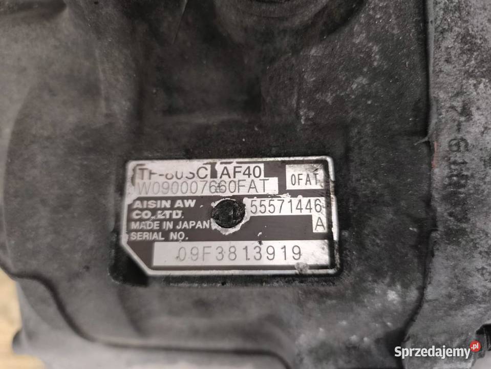 SKRZYNIA BIEGÓW AUTOMAT OPEL INSIGNIA A 20CDTI