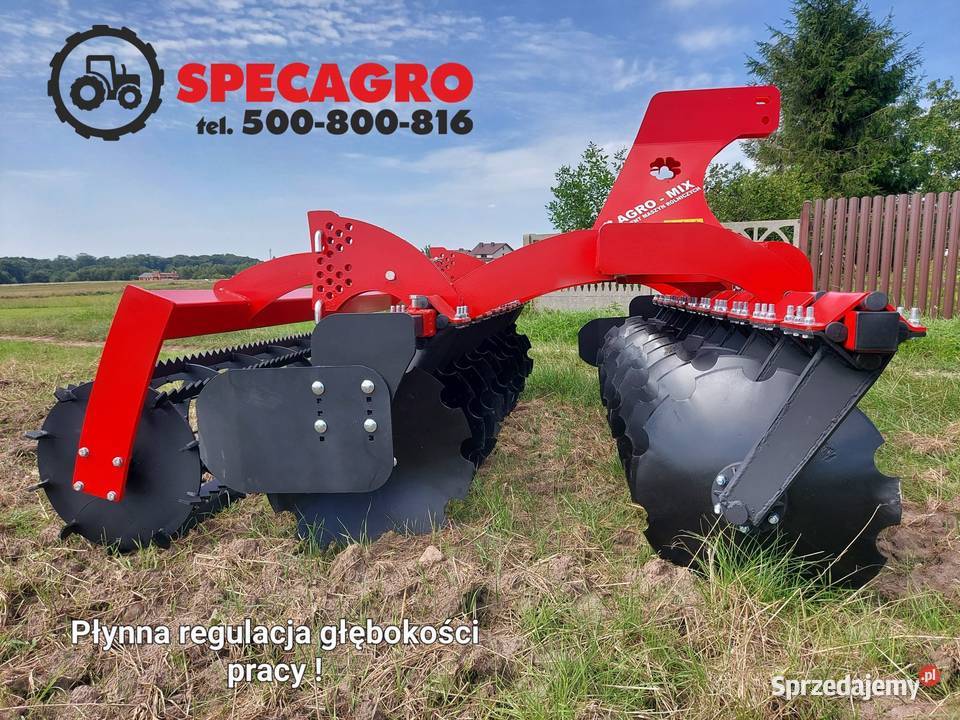 Agregat talerzowy brona ścierniskowa