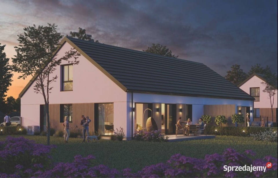 Bliźniak z dużym ogrodem lesie ZałomPucice zachodniopomorskie Pucice