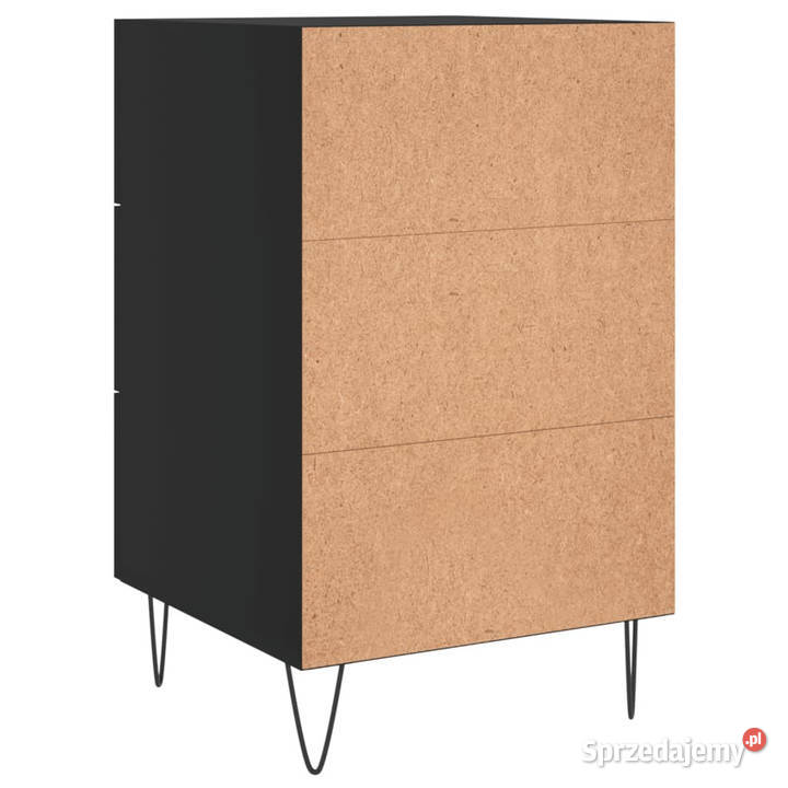 Szafka nocna czarna 40x40x66 materiał Warszawa sprzedam