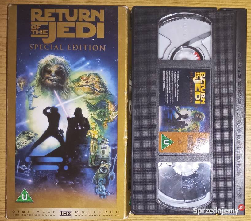 Gwiezdne wojny Star wars Powrót Jedi kaseta VHS Rzeszów