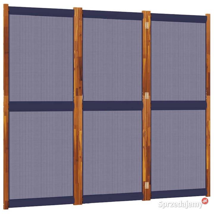 Parawan 3panelowy ciemnoniebieski 210x180 Warszawa