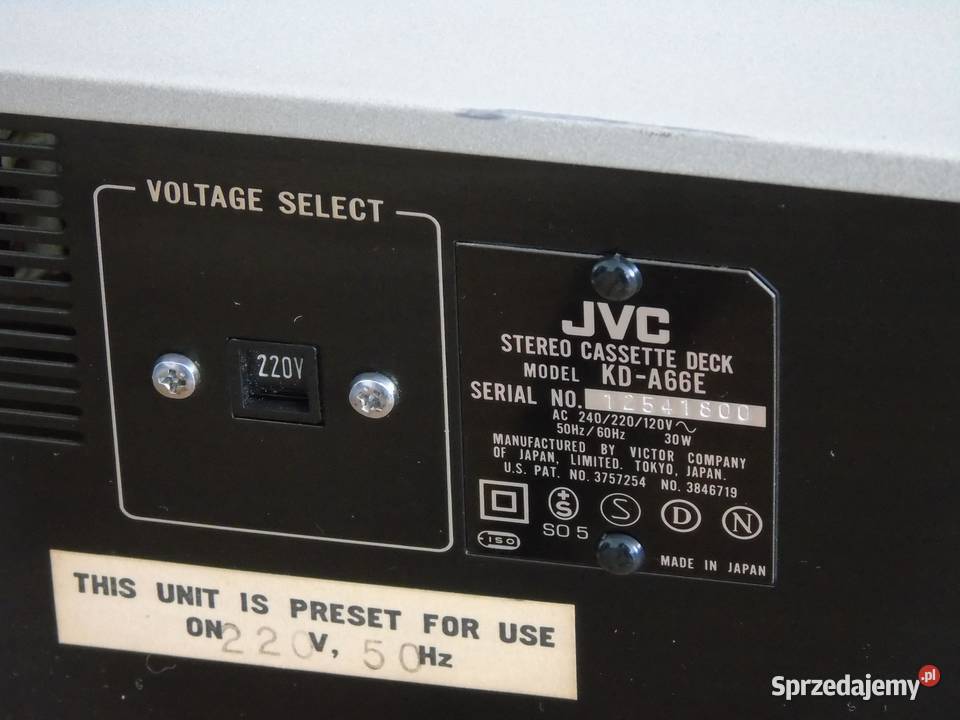 Magnetofon JVC KDA66E sprawny i ładny Vintage Jasło