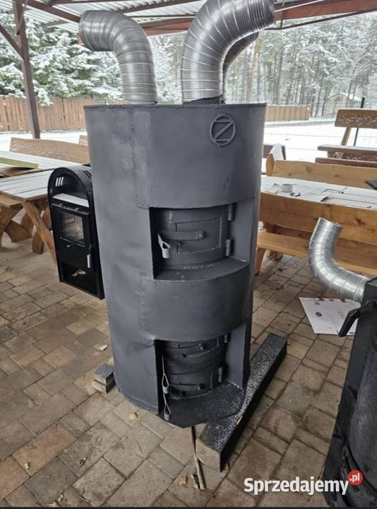 Piec nadmuchowy warsztatowy 25 kW ogrzeje do 300 Piece wolnostojące Radomsko