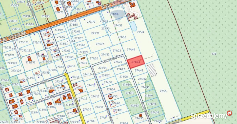 Działka jeszcze rolna rezerwacie rolna Sprzedaż Łoś sprzedam