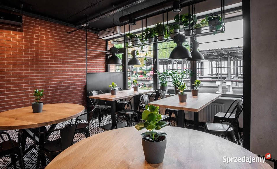 Wyposażenie LOFT kawiarni barów półki regały łódzkie Pabianice