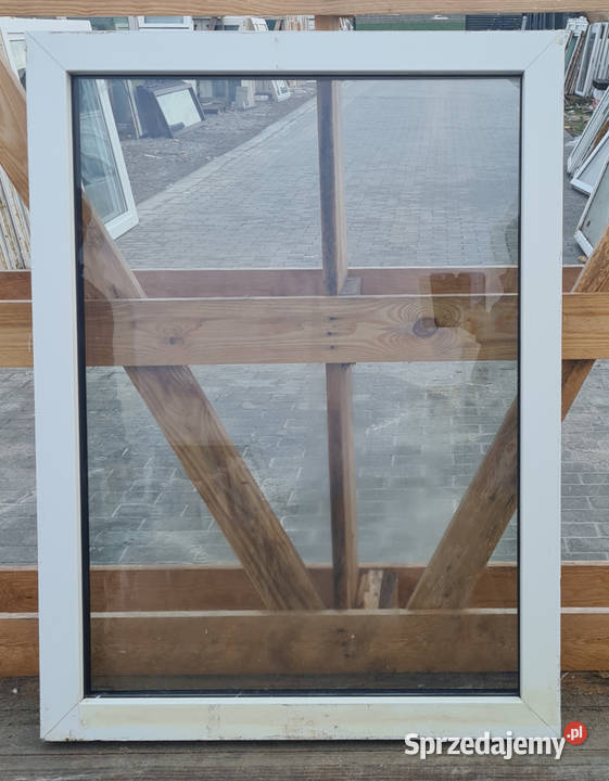 OKNA KacprzaK Witryna 75X102 FIX Używany PCV mazowieckie Siedlce