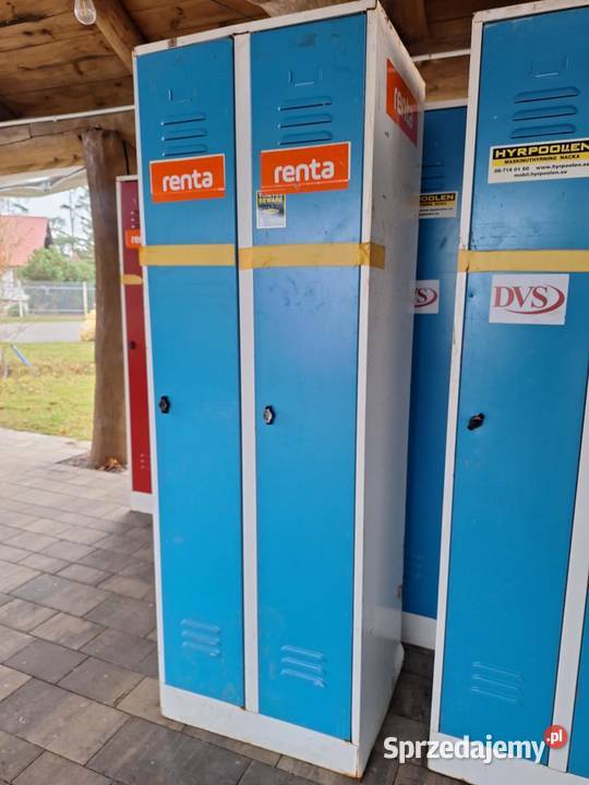 Szafka pracownicza BHP podwójna metalowa stan Śmiłowo