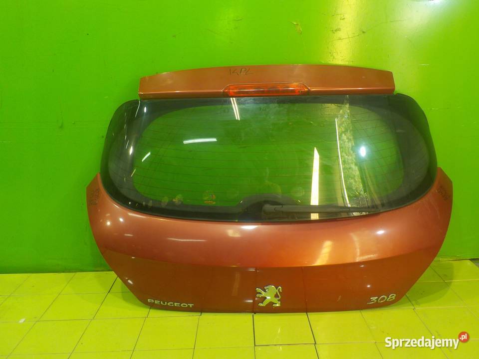 PEUGEOT 308 I 08r HB 5D klapa tyl kompletna Suków sprzedam