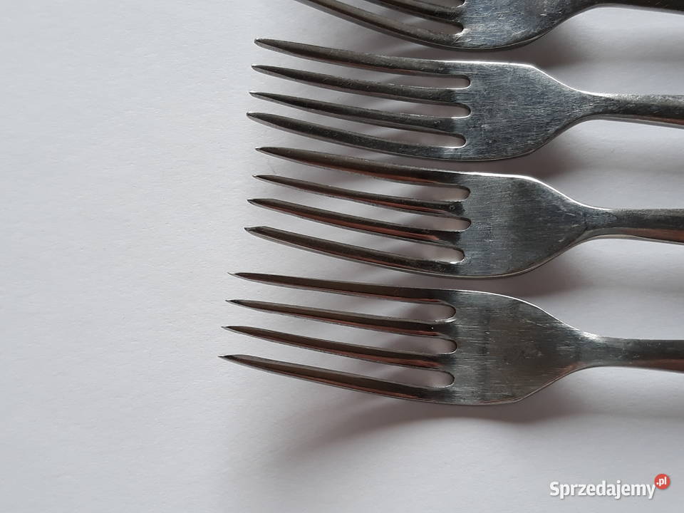 Czterozębne widelczyki KŁOS Gerlach sztućce PRL Dąbrowa Górnicza sprzedam