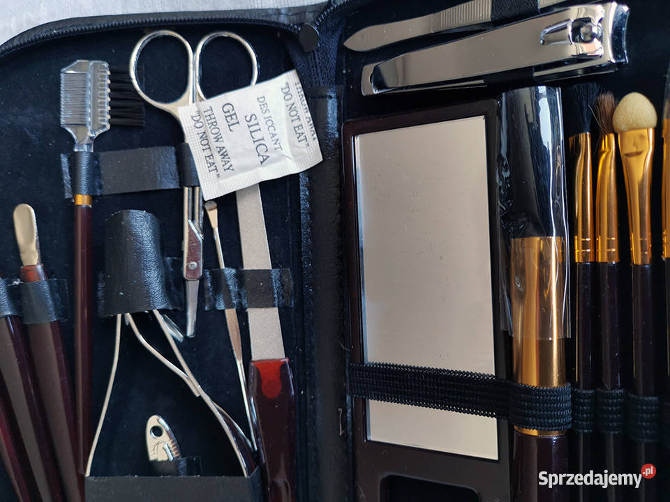 Zestaw kosmetyczny manicure pędzelki nowy Gdańsk sprzedam