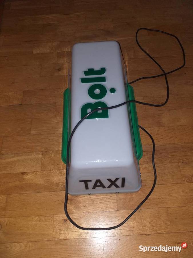 Kogut Lampa Taxi Bolt Warszawa