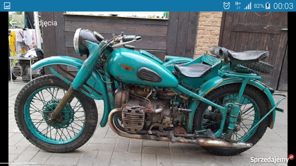 K 750 m 72 ural irbit mw dniepr Rok produkcji 1956 Mogilno
