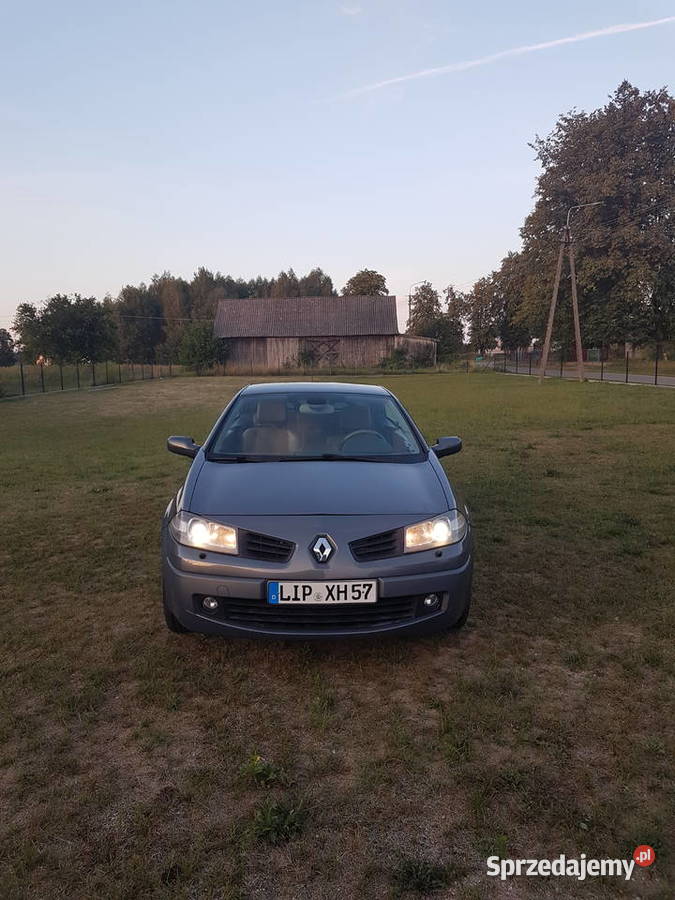 Renault Megan Cabrio 2006 2 litry benzyna nieuszkodzony Megane Telaki