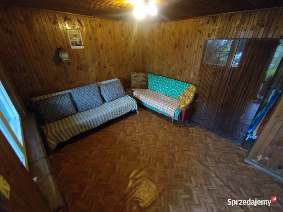 Działka ROD Łagiewniki Domek piwnica media prąd łódzkie Łódź sprzedam