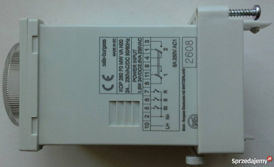 Przekaźnik czasowy KOP 260 F SaiaBurgess Zabrze