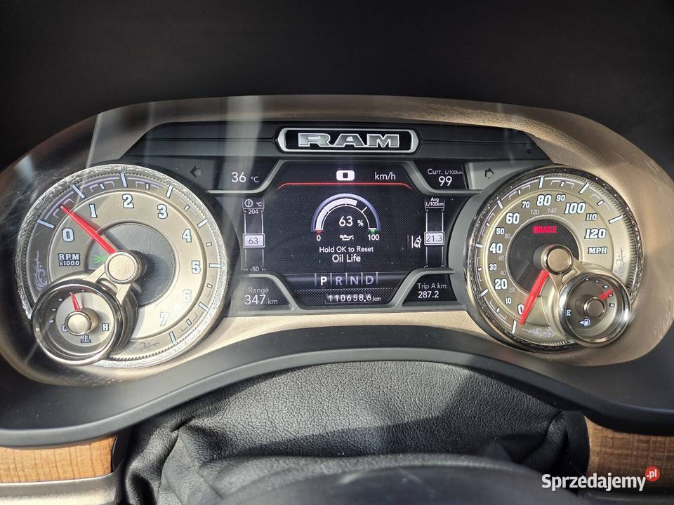 RAM 1500 LONGHORN 2019r 4x4 SUV Pickup Ledy ACC Łańcut