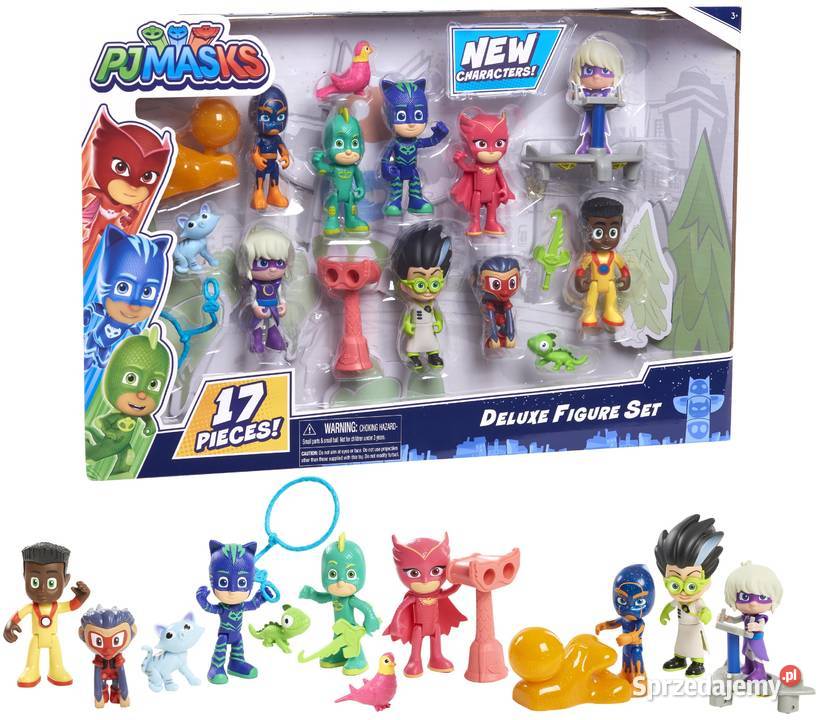Pidżamersi PJ Masks Figurki Zestaw Deluxe 17 Plastik  małopolskie Mogilany