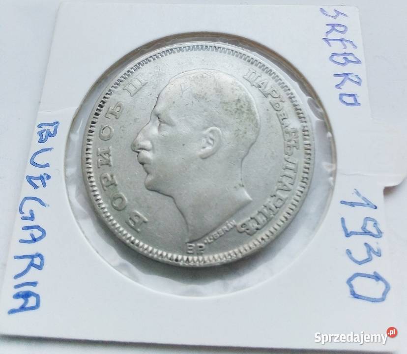 BUŁGARIA100 LEWA1937 r SREBRO 0500 BORYS Legionowo