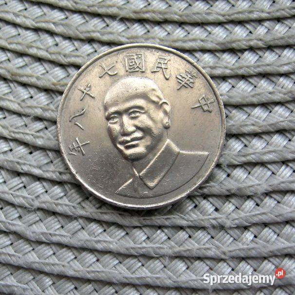 Tajwan 10 Dolar 1989r Kalisz