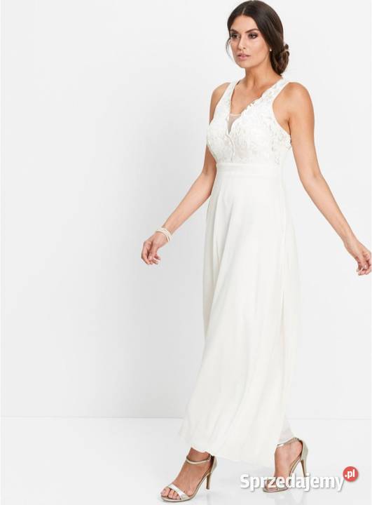 Suknia ślubna 36 S Bonprix ecru sprzedam