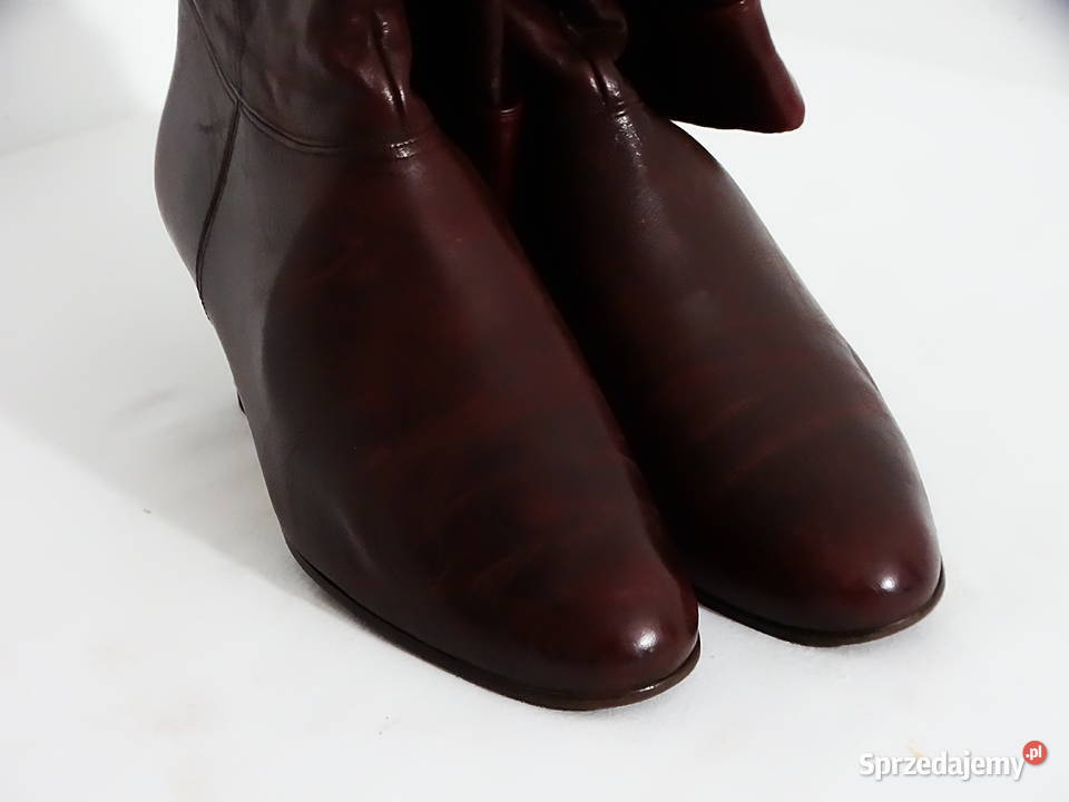 Kozaki damskie wysokie bordowe Lady Gabor 39 lubelskie Biłgoraj sprzedam