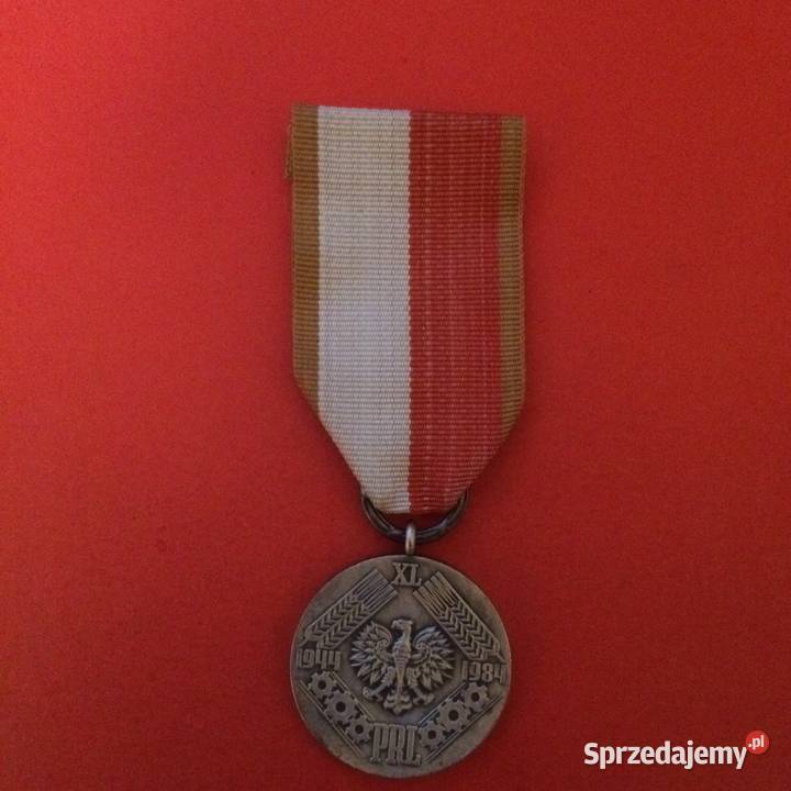 1910 Medal 40lecia PRL Przeradzki