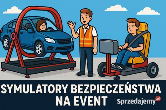 Wynajem symulatora dachowania zderzeń na imprezy Pozostałe usługi
