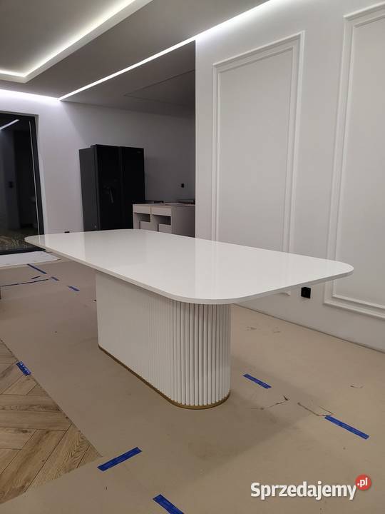 STÓŁ FUNDIO lamel półwałek AKANT Meble 100cm