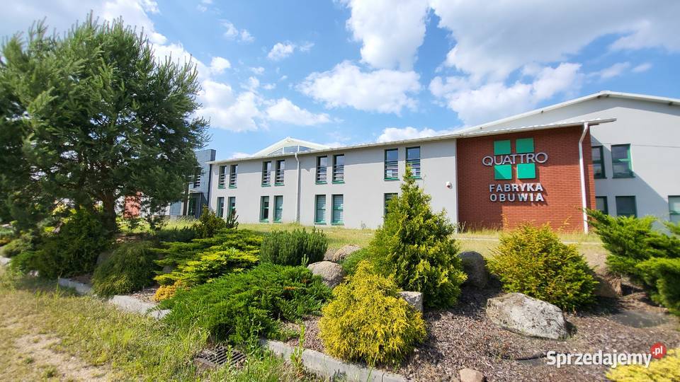 Działka z budynkiem produkcyjno - magazynowo - biurowym